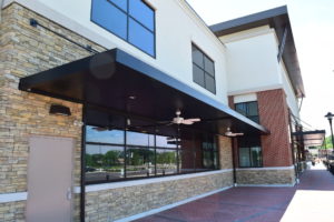 Custom Canopy Over Commercial Storefront Window